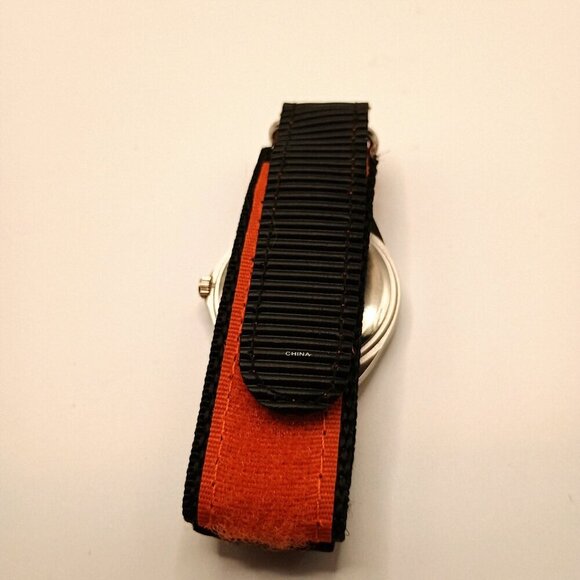 Orange and Black Walk MS Wristwatch with Velcro band and INDIGLO Dials - Picture 3 of 5